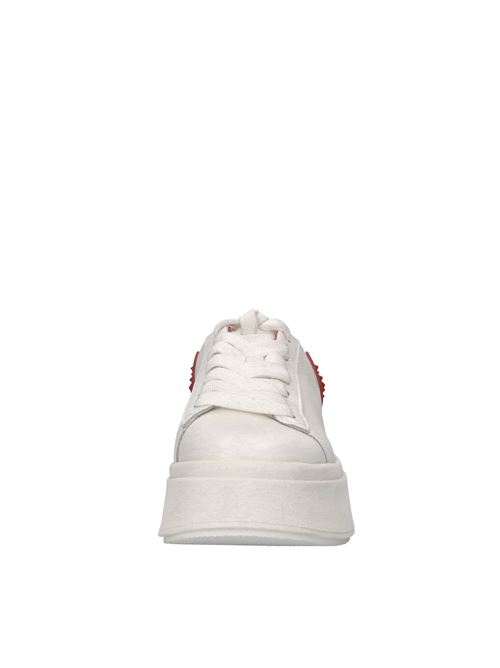  ASH | MOBY RUBBER SOFT NAPPA CALFBIANCO-ROSSO